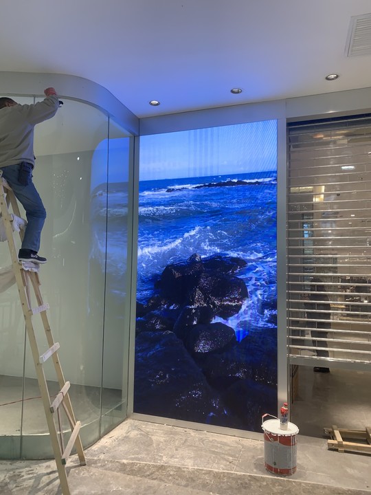 萬達廣場，豎屏，P2.5,5.12平方